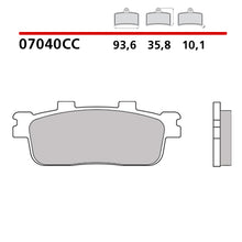 Carica l'immagine nel visualizzatore di Gallery, BREMBO - PASTIGLIA MESCOLA CC 07040 Posteriore