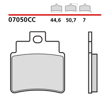 Carica l'immagine nel visualizzatore di Gallery, BREMBO - PASTIGLIA MESCOLA CC 07050 Anteriore