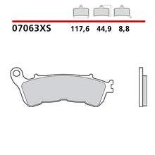 Carica l'immagine nel visualizzatore di Gallery, BREMBO - PASTIGLIA MESCOLA XS 07063XS Anteriore