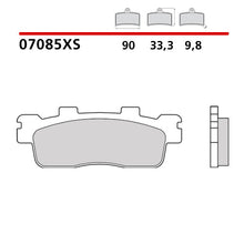 Carica l'immagine nel visualizzatore di Gallery, BREMBO - PASTIGLIA MESCOLA XS 07085XS Posteriore