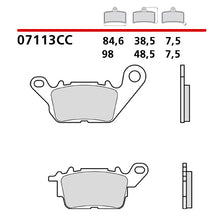 Carica l'immagine nel visualizzatore di Gallery, BREMBO - PASTIGLIA MESCOLA CC 07113CC Anteriore