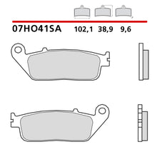 Carica l'immagine nel visualizzatore di Gallery, BREMBO - PASTIGLIA MESCOLA SA 07HO41SA Anteriore