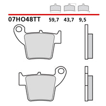 Carica l'immagine nel visualizzatore di Gallery, BREMBO - PASTIGLIA MESCOLA TT 07HO48TT Posteriore