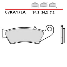Carica l'immagine nel visualizzatore di Gallery, BREMBO - PASTIGLIA MESCOLA LA 07KA17LA Anteriore