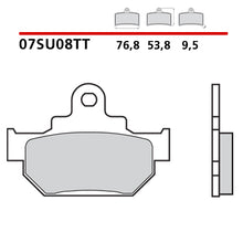 Carica l'immagine nel visualizzatore di Gallery, BREMBO - PASTIGLIA MESCOLA TT 07SU08TT Anteriore
