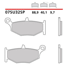 Carica l'immagine nel visualizzatore di Gallery, BREMBO - PASTIGLIA MESCOLA SP 07SU32SP Posteriore