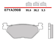 Carica l'immagine nel visualizzatore di Gallery, BREMBO - PASTIGLIA MESCOLA CC 07YA3908 Posteriore