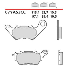 Carica l'immagine nel visualizzatore di Gallery, BREMBO - PASTIGLIA MESCOLA CC 07YA53CC Posteriore