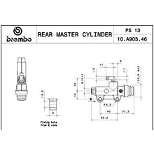 Carica l'immagine nel visualizzatore di Gallery, BREMBO - POMPA FRENO BREMBO POSTERIORE 10A90346