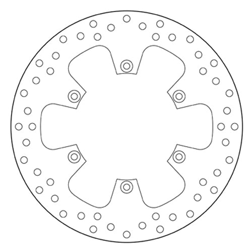 BREMBO - DISCO SERIE ORO FISSO 68B407F0 Posteriore