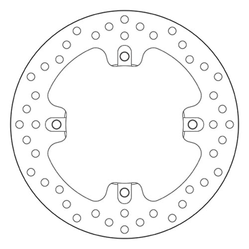 BREMBO - DISCO SERIE ORO FISSO 68B407J1 Posteriore