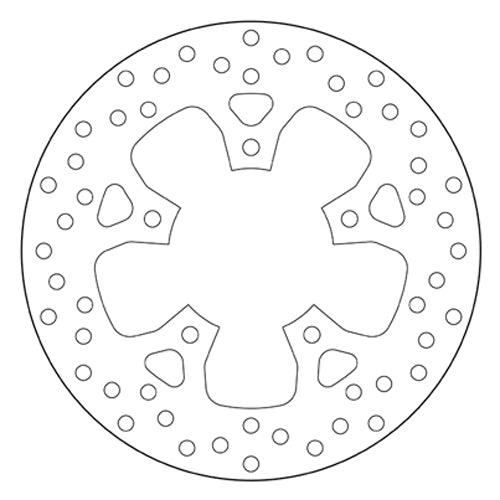 BREMBO - DISCO SERIE ORO FISSO 68B407K5 Posteriore