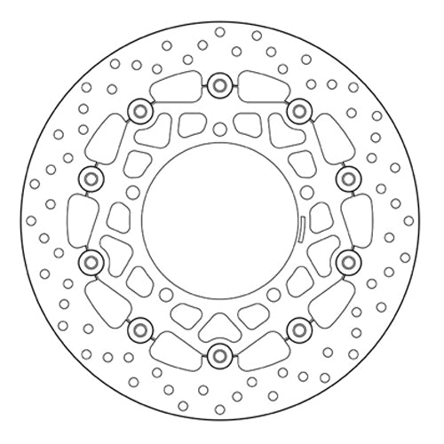 BREMBO - DISCO SERIE ORO FLOTTANTE 78B40866 Anteriore