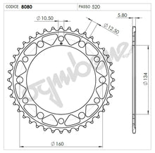 Carica l'immagine nel visualizzatore di Gallery, KIT TRASMISSIONE DID RACING HONDA Cod. 37A308
