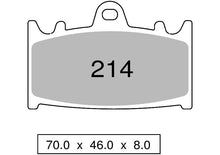 Carica l'immagine nel visualizzatore di Gallery, PASTIGLIE OGNIBENE NISSIN SUZUKI Bandit 650