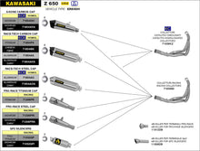Carica l'immagine nel visualizzatore di Gallery, ARROW IMPIANTO SCARICO KAWASAKI Z 650 '17/20 - NINJA 650 '17/20