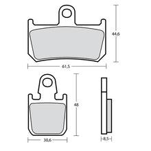 Carica l'immagine nel visualizzatore di Gallery, BREMBO RACING - KIT PASTIGLIE MESCOLA Z04 M528Z04