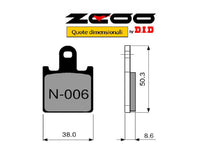 Carica l'immagine nel visualizzatore di Gallery, PASTIGLIE OGNIBENE ZCOO KAWASAKI ZX-6R