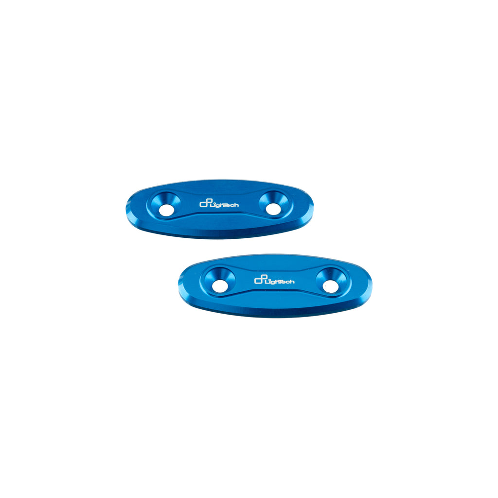 Lightech Coppia Tappi Sede Specchio - Cobalto