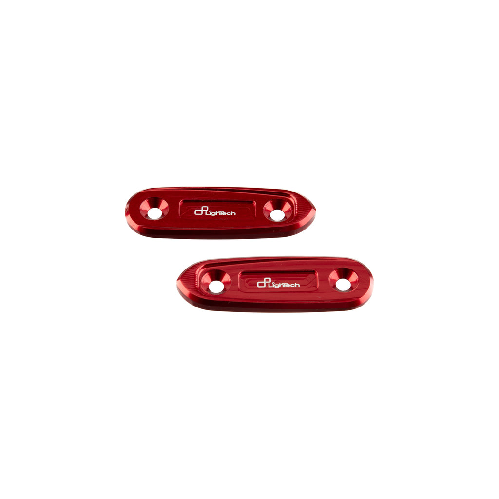 Lightech Coppia Tappi Specchio - Rosso