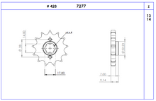 Carica l'immagine nel visualizzatore di Gallery, KIT TRASMISSIONE OGNIBENE APRILIA RX 125 '18/20