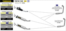 Carica l'immagine nel visualizzatore di Gallery, ARROW IMPIANTO SCARICO YAMAHA YZF-R 125 '19/20