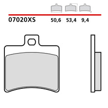 Carica l&#39;immagine nel visualizzatore Galleria, BREMBO - PASTIGLIA MESCOLA XS Cod.07020XS posteriore