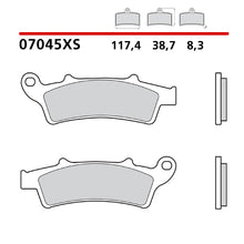 Carica l&#39;immagine nel visualizzatore di Gallery, BREMBO - PASTIGLIA MESCOLA XS Cod.07045XS Anteriore