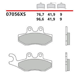 BREMBO - PASTIGLIA MESCOLA XS 07056XS Anteriore