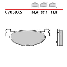 Carica l&#39;immagine nel visualizzatore Galleria, BREMBO - PASTIGLIA MESCOLA XS 07059XS Posteriore