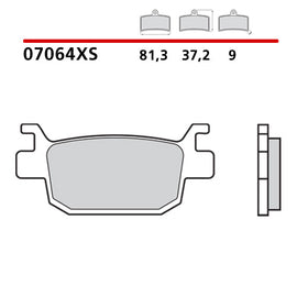 BREMBO - XS 07064XS Front Brake Pad Mix 