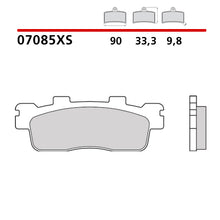 Carica l&#39;immagine nel visualizzatore Galleria, BREMBO - PASTIGLIA MESCOLA XS 07085XS Posteriore