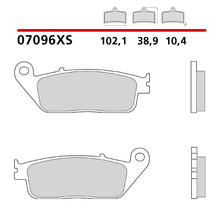 Carica l&#39;immagine nel visualizzatore Galleria, BREMBO - PASTIGLIA MESCOLA XS 07096XS Anteriore