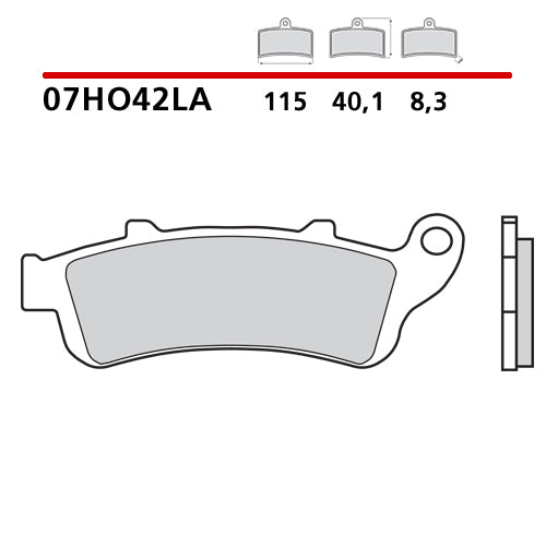 BREMBO - PASTIGLIA MESCOLA LA 07HO42LA Anteriore