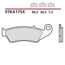 Carica l&#39;immagine nel visualizzatore Galleria, BREMBO - PASTIGLIA MESCOLA SX 07KA17SX Anteriore