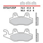 BREMBO - PASTIGLIA MESCOLA SP 07SU12SP Posteriore