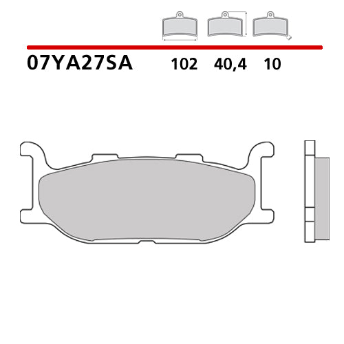 BREMBO - PASTIGLIA MESCOLA SA 07YA27SA Anteriore