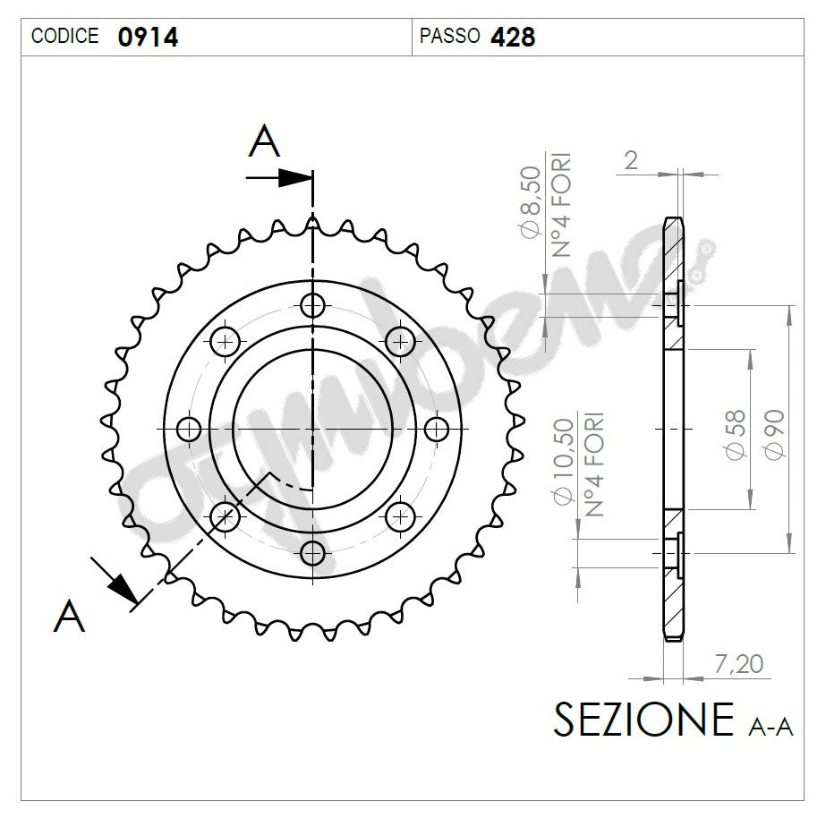 KIT TRASMISSIONE DID SUZUKI Cod. 376254000