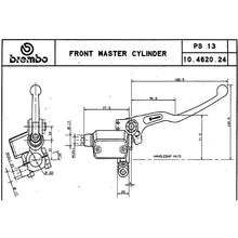 Carica l&#39;immagine nel visualizzatore di Gallery, BREMBO - POMPA FRENO BREMBO ANTERIORE ASSIALE 10462024