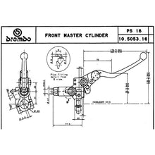 Carica l&#39;immagine nel visualizzatore Galleria, BREMBO - POMPA FRENO BREMBO ANTERIORE ASSIALE 10505316