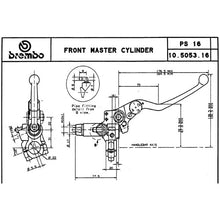 Carica l&#39;immagine nel visualizzatore di Gallery, BREMBO - POMPA FRENO BREMBO ANTERIORE ASSIALE 10505316