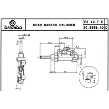 Carica l&#39;immagine nel visualizzatore di Gallery, BREMBO - POMPA FRENO BREMBO POSTERIORE 10555610