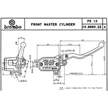 Carica l&#39;immagine nel visualizzatore Galleria, BREMBO - POMPA FRENO BREMBO ANTERIORE ASSIALE 10689032