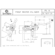 Carica l&#39;immagine nel visualizzatore di Gallery, BREMBO - POMPA FRENO BREMBO ANTERIORE ASSIALE 10767731