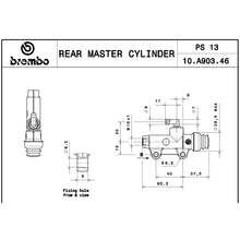 Carica l&#39;immagine nel visualizzatore Galleria, BREMBO - POMPA FRENO BREMBO POSTERIORE 10A90346