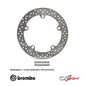 BREMBO - SERIE ORO FIXED DISC 168B407D6 Front 