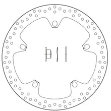 Carica l&#39;immagine nel visualizzatore Galleria, BREMBO - DISCO SERIE ORO FISSO 168B407D7 Anteriore