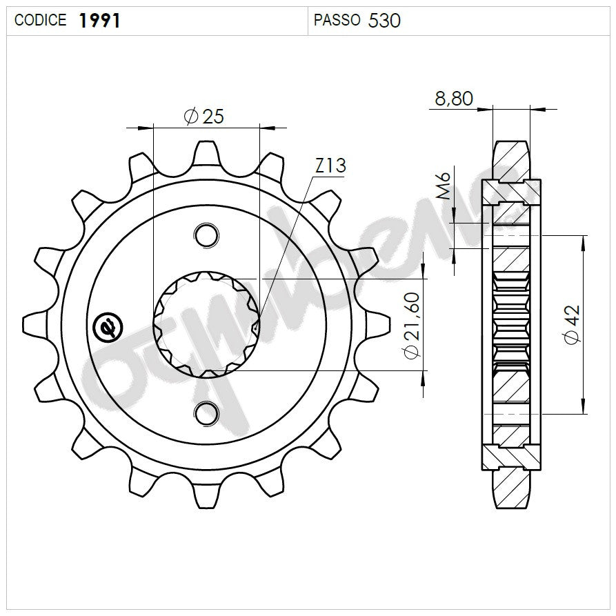 KIT TRASMISSIONE TROFEO SUZUKI  Cod. 2556541845