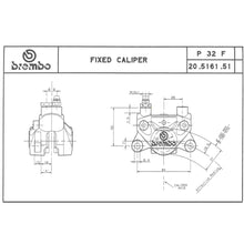 Carica l&#39;immagine nel visualizzatore di Gallery, BREMBO - PINZA FISSA BREMBO 20516143
