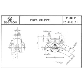 BREMBO - BREMBO 20516143 FIXED CALIPER 